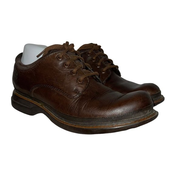 Timberland Shoes - Timberland Smart Comfort Leather Waterproof Oxford Heeled Shoes Women's 7.5M
